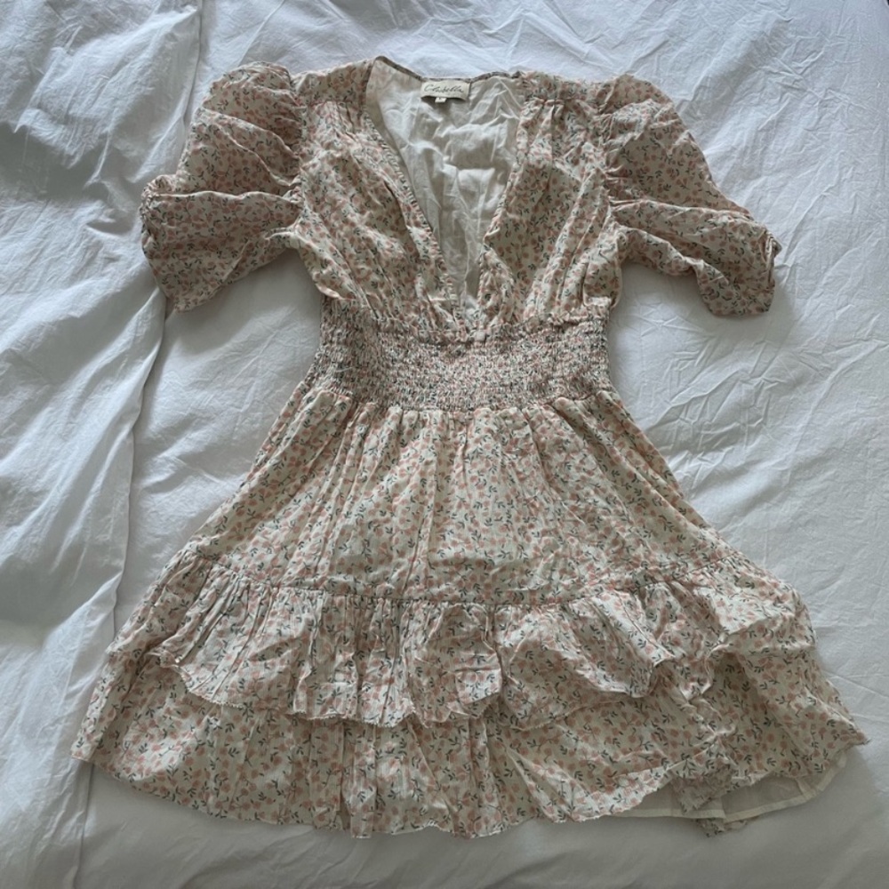 Cleobella Sadie Mini Dress Pink size Small